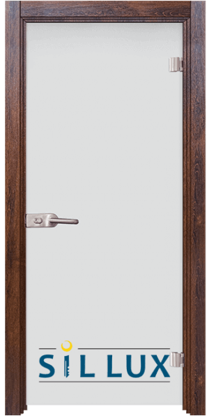 Стъклена интериорна врата Matt G 11, каса цвят Японски бонсай