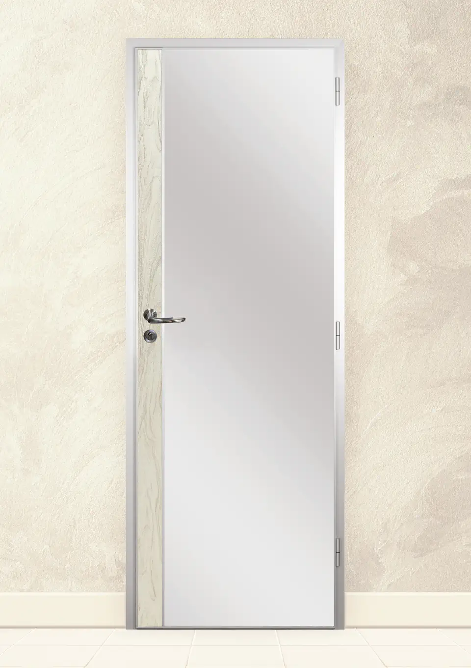 Врата за баня Sil Lux лайсна Избелен Дъб