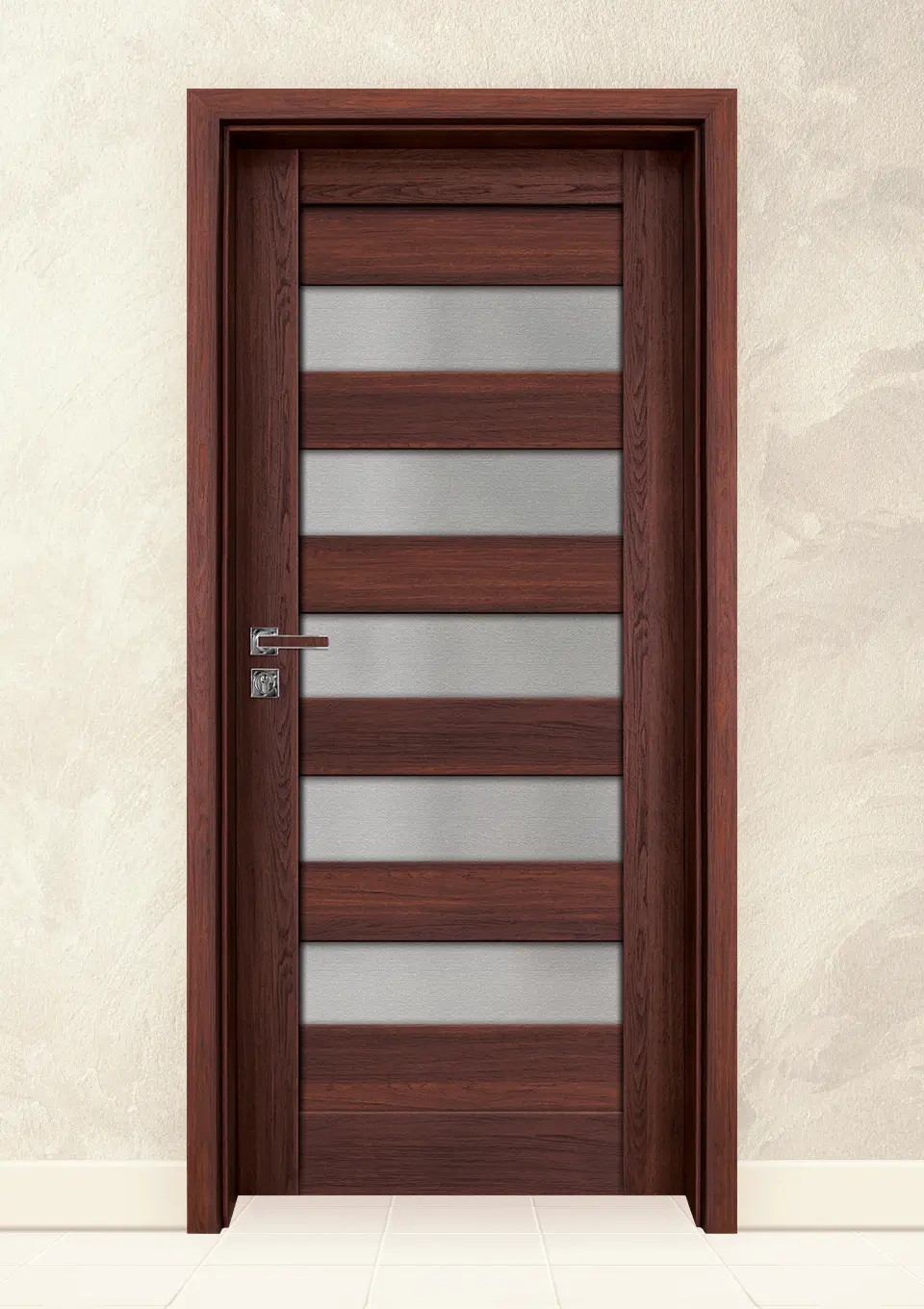 Интериорна врата Gradde Aveen Glass Шведски Дъб