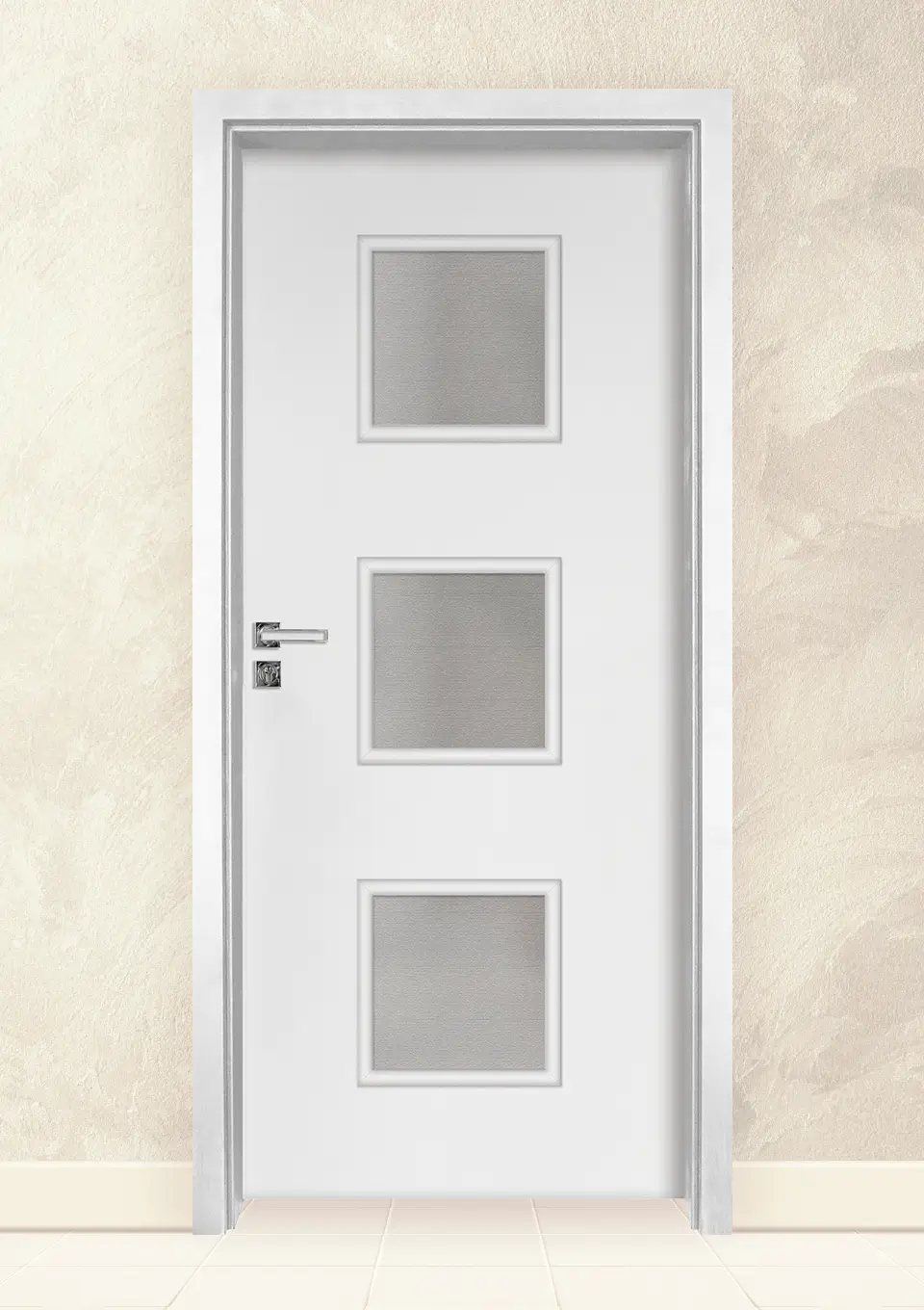 Интериорна врата Gradde Bergedorf Бял Мат