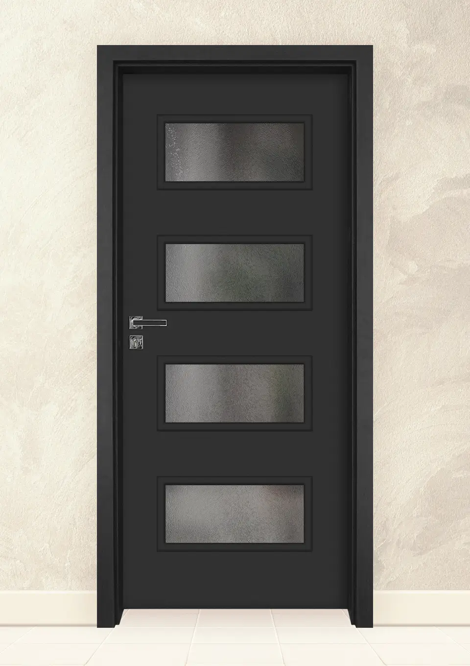 Интериорна врата Gradde Blomendal Антрацит Мат