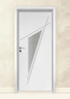 Интериорна врата Gradde Kristall Бял Мат
