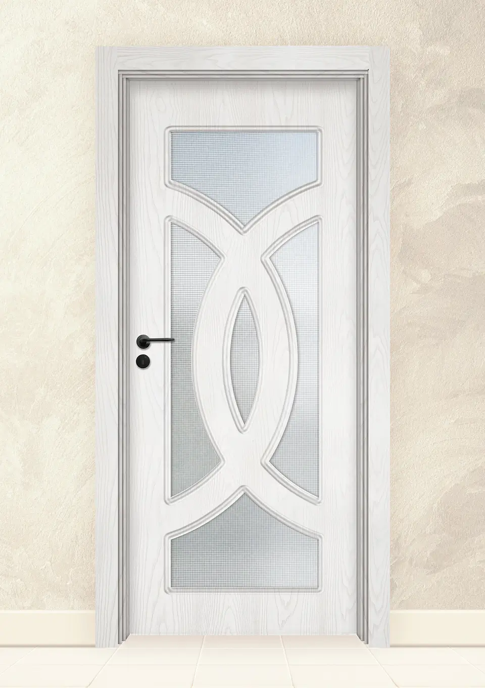 Интериорна врата Sil Lux модел 3008 Снежен Бор
