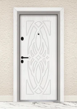Входна врата UNISON Optima 3007p Снежен Бор