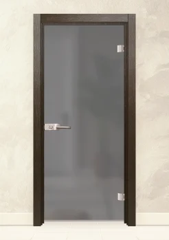 Стъклена интериорна врата Basic G-10-1 Златен Кестен