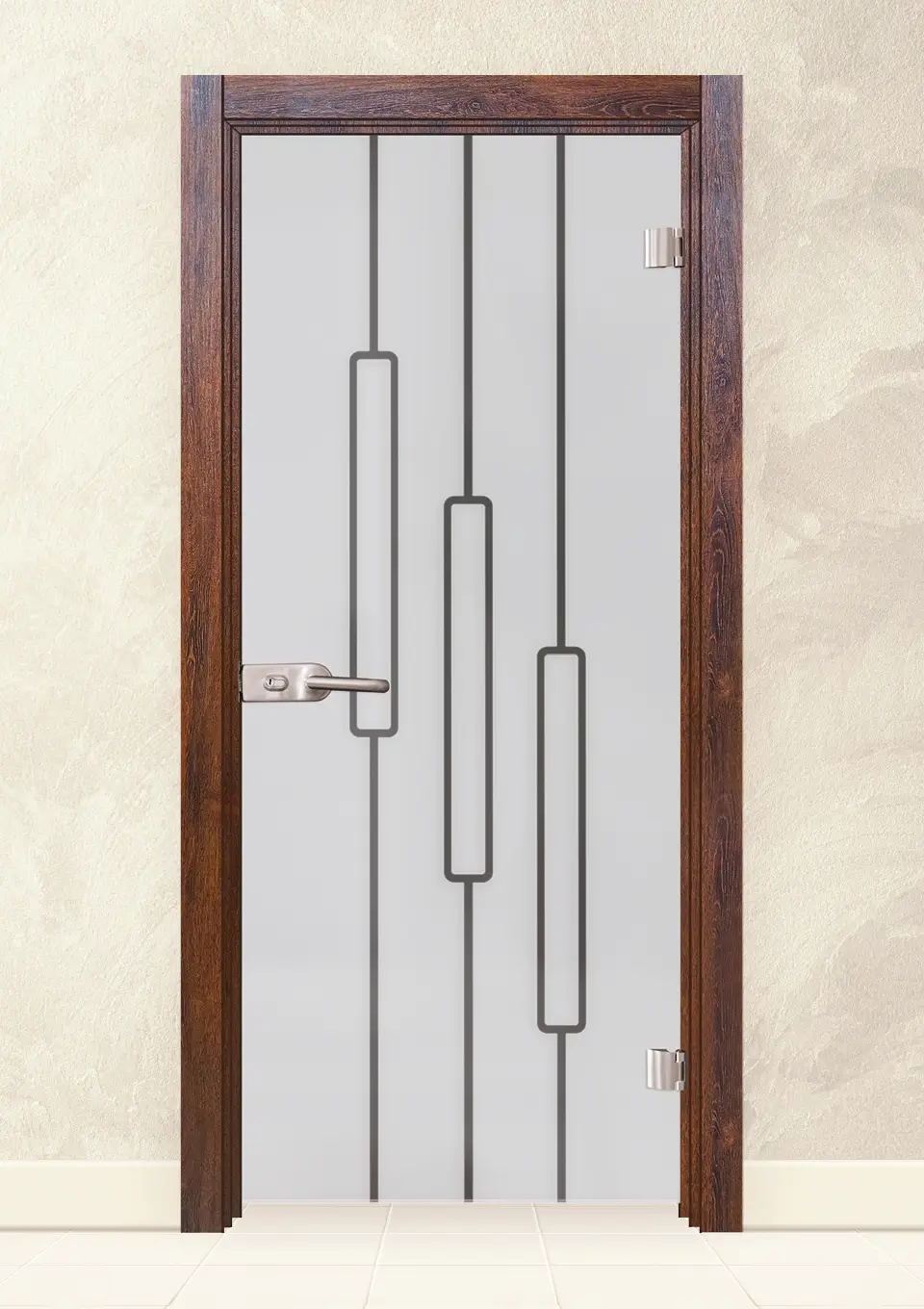 Стъклена интериорна врата Sand 14-11 Японски Бонсай