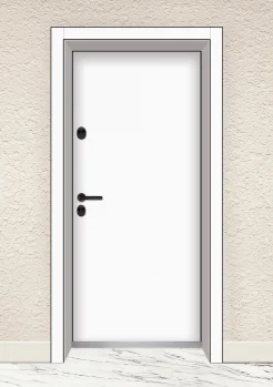 Входна врата UNISON Basic Pro Цвят Бял Мат